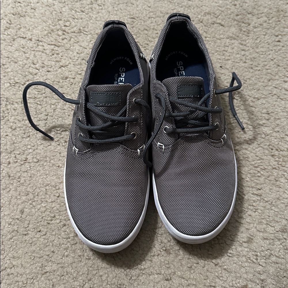 Sperry Charcoal Lace-Up Shoes